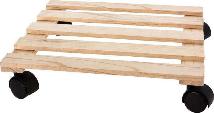 Natura Punto Plant trolley, square, fir wood
