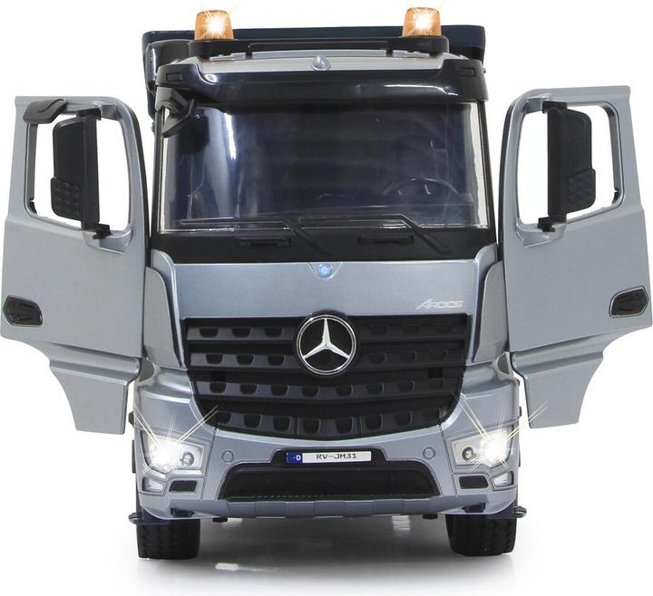 Actual product image Jamara Dump Truck Mercedes-Benz Arocs Metal Meiller 1:20 2.4GHz