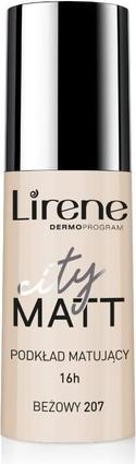 Lirene City Matt Fluido opacizzante e levigante per il viso 207 Beige 30ml (Beige)