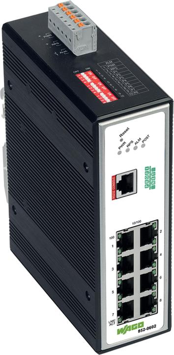 Wago 852-602 Industrial Managed Switch 8 (9 Ports)