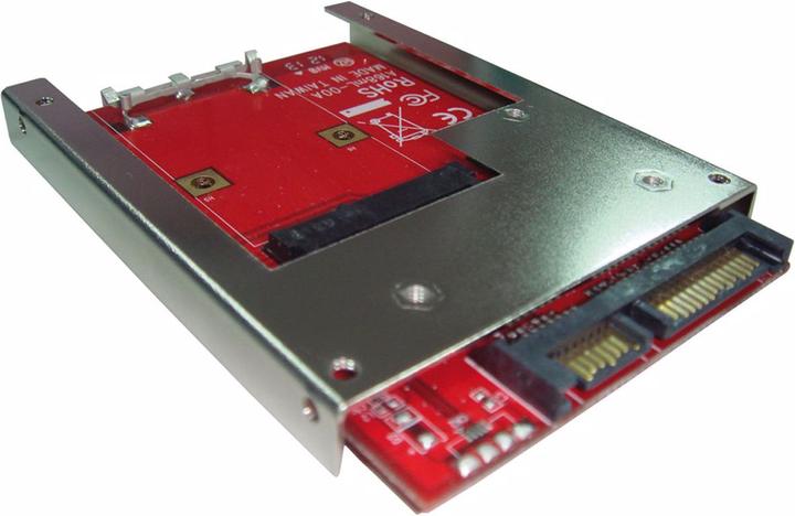 Actual product image Roline Adapter mSATA SSD to 2.5 SATA 22pin
