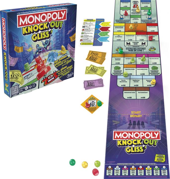 Produktbild Hasbro N/F Monopoly Knockout (Belgium Bilingual)