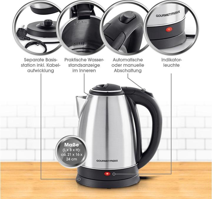 Immagine prodotto Gourmetmaxx Bollitore (1.80 l)