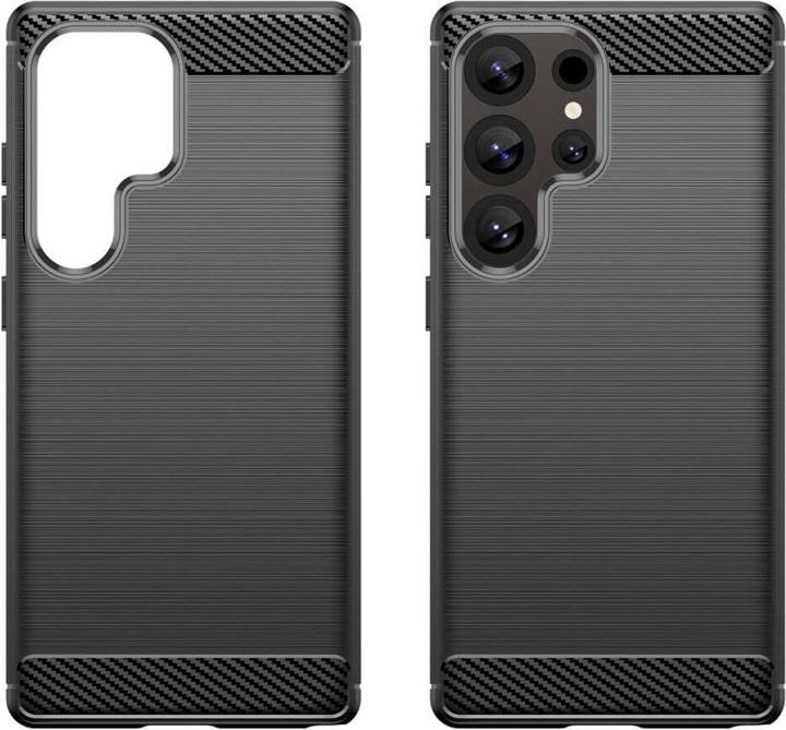 Produktbild Cover-Discount Galaxy S25 Ultra - Metall Carbon Look Hülle (Samsung Galaxy S25 Ultra)