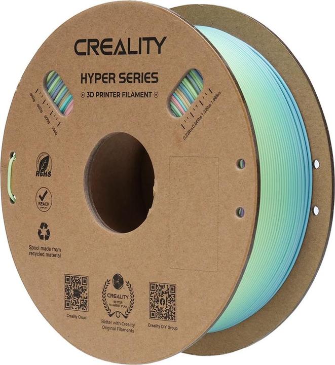 Actual product image Creality Hyper PLA (PLA, 1.75 mm, 1000 g, Multicoloured)