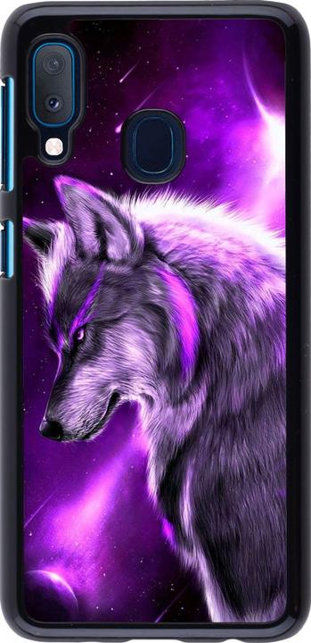 Produktbild PhoneLook Hülle Purple Sky Wolf (Samsung Galaxy A20e)