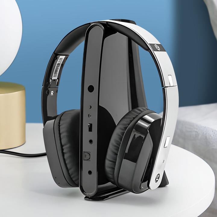 Image du produit Geemarc Casque intra-auriculaire CL7400 OPTI Radio TV sur bandeau léger, contrôle du volume, écouteur (8 h, Sans fil)