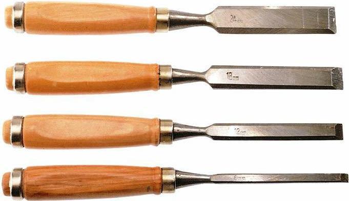 Actual product image Drel DŁUTA DO DREWNA PŁASKIE KPL. 4szt. 6/12/18/24mm