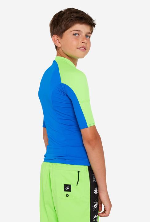 Actual product image Olaian UV-Shirt Kinder 500 grün/blau (8, 9, 10)