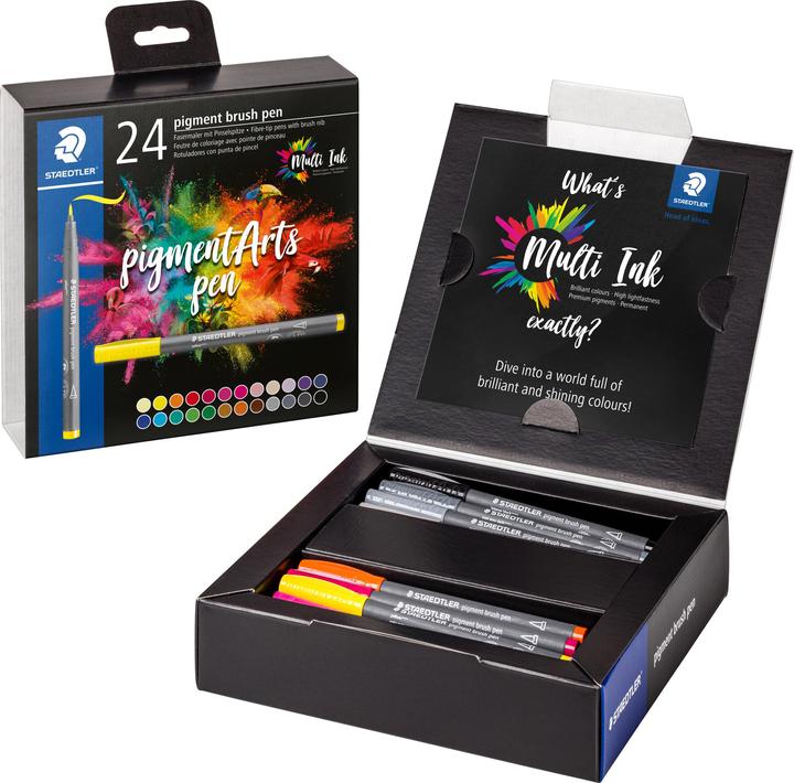 Actual product image Staedtler Pigment Arts (Multicoloured, 24 x)
