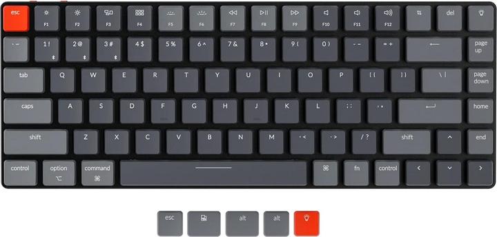 Produktbild Keychron K3 (CH, Kabelgebunden, Kabellos)
