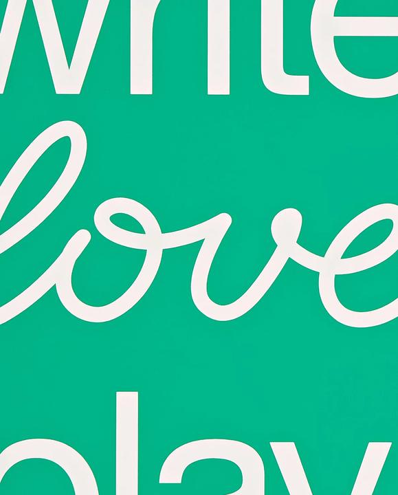 Actual product image Nuuna Graphic L, Write Love Play (22 x 16.5 cm, Dotted, Soft cover)