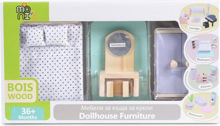 Actual product image Moni Wooden Doll Furniture Bedroom 4012