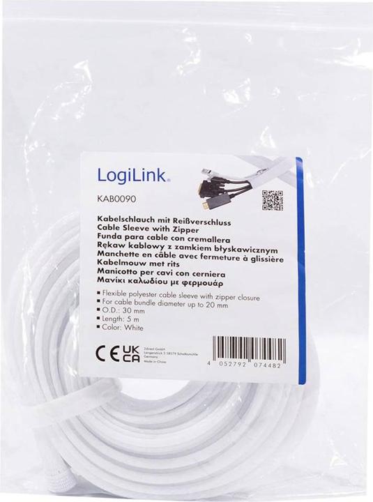 Produktbild LogiLink Kabelschlauch (Kabelschlauch, 2.90 cm)