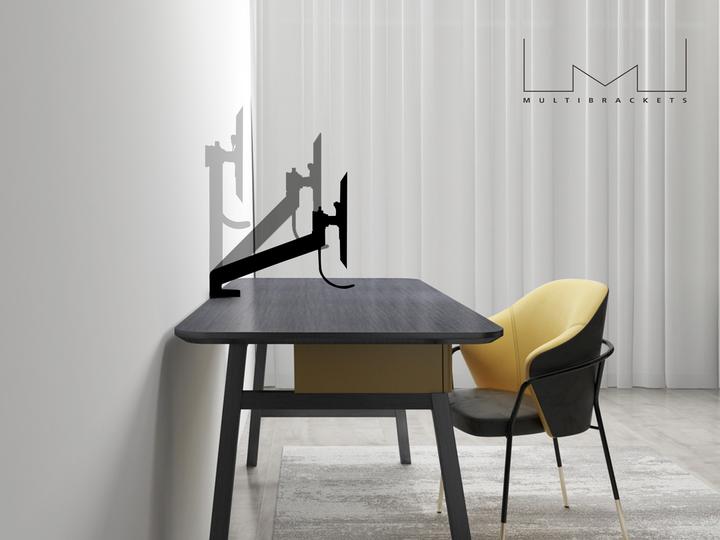 Actual product image Multibrackets Monitor holder Slim Dual 17 - 32", metal/aluminum (Table, 32")