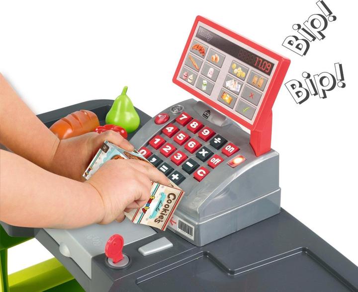 Actual product image Smoby Cityshop shop with shopping trolley