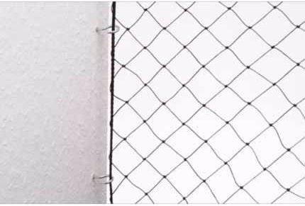 Produktbild AniOne Katzenschutznetz mit Drahtverstärkung schwarz 3x6m