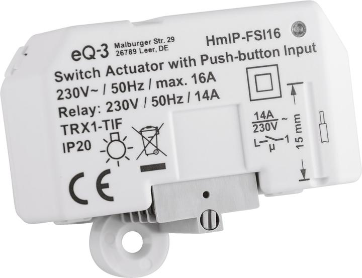 Produktbild EQ-3 Funk Schaltaktor mit Tastereingang unterputz (Schaltaktor)