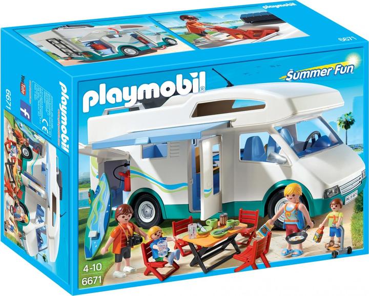 Actual product image Playmobil family mobile home (6671)