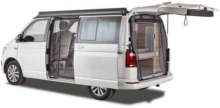 Actual product image VanQuito Mosquito net with sliding doors, left
