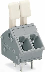 Image du produit Wago 256-402/333-000 Bornier à poussoir 0,08-2,5 mm² gris