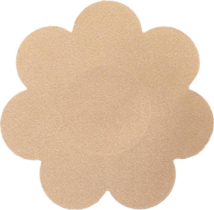 Bye Bra K?Rperband 5m X 6,5 cm + 3 Paare Satin Nippel Abdeckungen Nude (One Size)