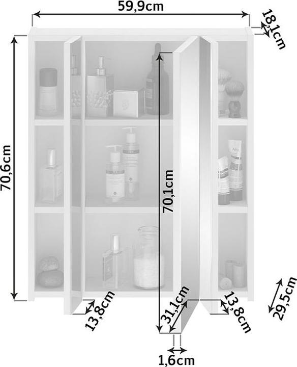 Actual product image Xonox Home Linus (60 x 18 cm)