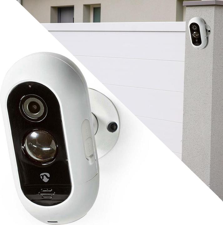 Actual product image Nedis SmartLife Outdoor Camera Wi-Fi 1920x1080 IP65 Max. Battery life: 6 months Cloud Storage ( (1920 x 1080 Pixels)