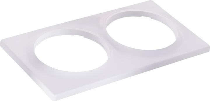 Actual product image Fibaro Walli Double Cover Plate FG-Wx-PP-0003-8 anthracite