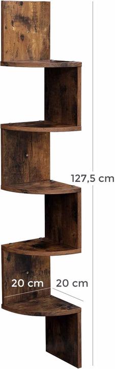 Actual product image Vasagle Corner (20 x 20 x 126 cm)