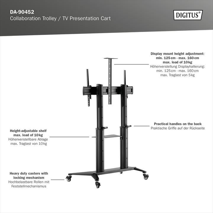 Immagine prodotto Digitus DA-90452 (Universale, 120", 140 kg)