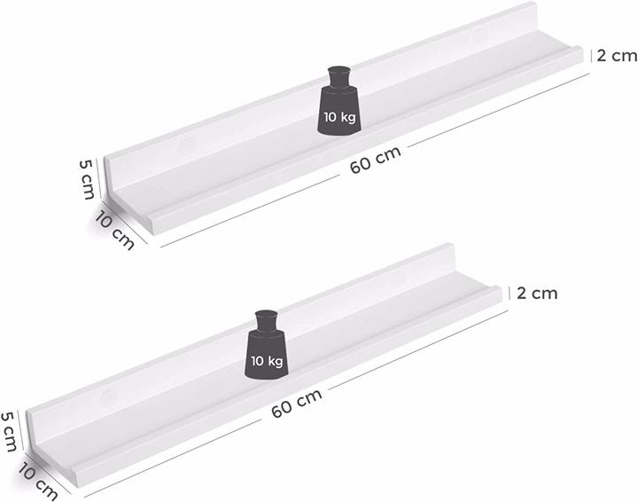 Productafbeelding Songmics Wandplank (60 x 10 x 5 cm)