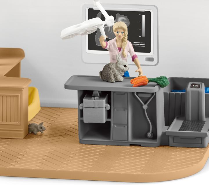 Produktbild Schleich Tierarzt-Praxis mit Haustieren