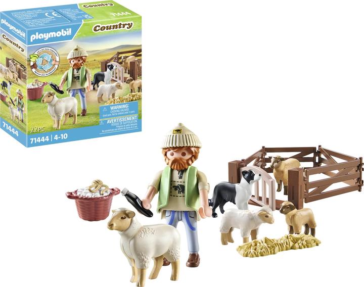 Produktbild Playmobil Junger Schäfer mit Schafen (71444, Playmobil Country)