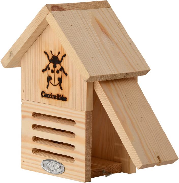 Esschert Design Marienkäferhaus mit Silhouette (Marienkäfer)