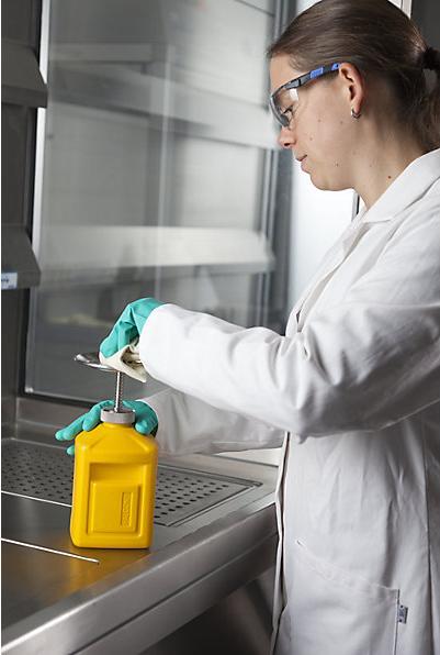 Image du produit Falcon Bidon humecteur, polyéthylène jaune, capacité 1 l.