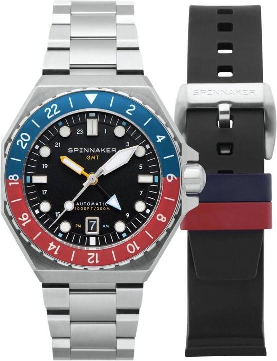 Actual product image Spinnaker SP-5119-44 Dumas Automatic GMT Men's Watch 44mm 30ATM (Diving watch, 44 mm)
