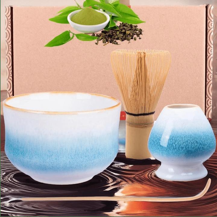 Immagine prodotto Calimatcha Set da tè Matcha alla genziana con scopa, idea regalo