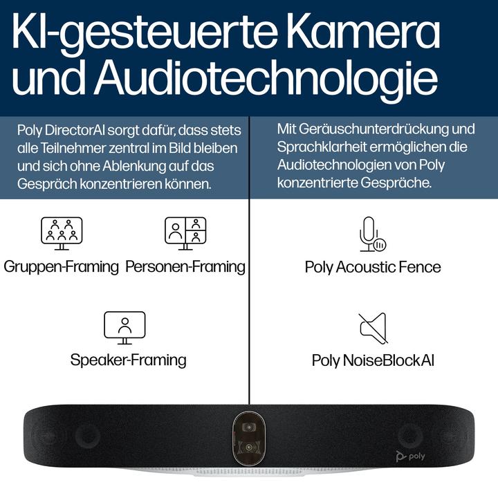 Image du produit Poly Barre vidéo Studio X72 AIO w/TC10 CH