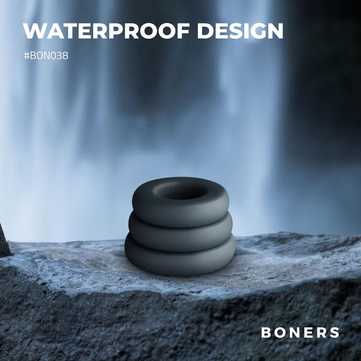 Actual product image Boners Large penis ring set (4 cm)