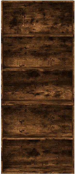 Actual product image VidaXL Bücherregal Bücherschrank Standregal Raumteiler Wandregal Räuchereiche (80 x 30 x 189 cm)
