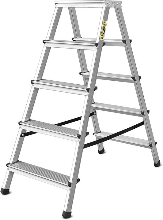 Actual product image Drabest Klappleiter, beidseitig 2x5 Stufen (Multi-purpose ladder)