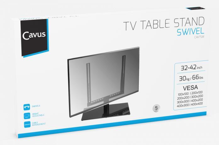 Produktbild Cavus drehbarer TV Stand - 32"- 42" - Vesa max. 400x400 (Universal, 42", 30 kg)