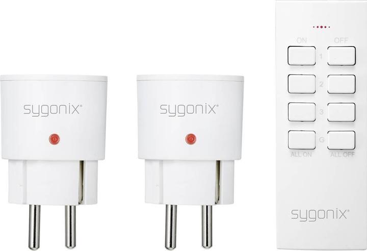 Image du produit Sygonix RSL Kit de prises radio Connecteur intermédiaire Puissance de commutation (max.) 2300 W Portée max.