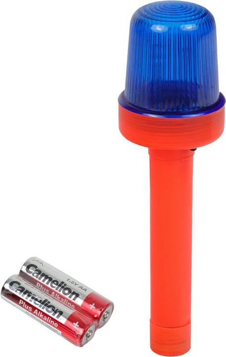 Image du produit Dönges Feu clignotant pour cône de signalisation pliable, bleu, 16 x 4,5 cm