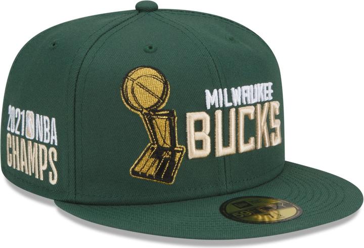 New Era 59Fifty Cap - NBA CHAMPIONS Milwaukee Bucks - 7 1/8 (7 1/8)