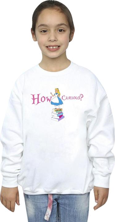 Produktbild Disney Mädchen Alice im Wunderland Wie neugierig Sweatshirt (128)