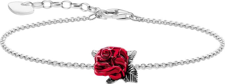 Thomas Sabo Armband Roses Romance (19 cm, 925er Silber, Emaille)