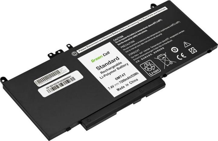 Actual product image GreenCell Laptop Battery 6MT4T 07V69Y for Dell Latitude E5270 E5470 E5570 (4 Cells, 7200 mAh)