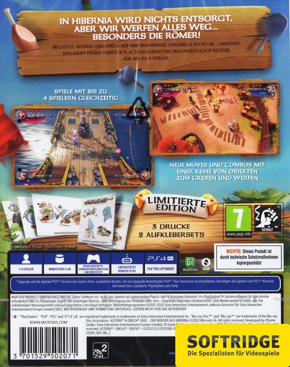 Actual product image Microids Asterix & Obelix XXXL: The Ram from Hibernia - Limited Edition (PS4, DE)